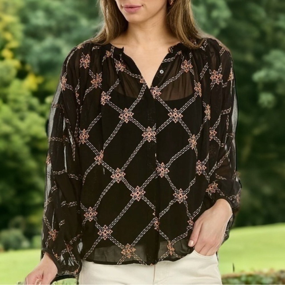 Johnny Was Iman button down shirt NWT (oversized)